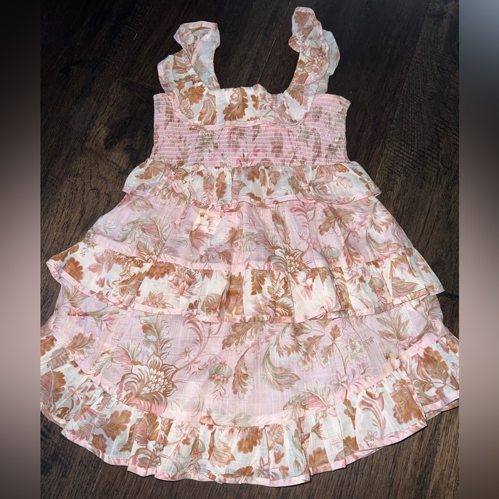 NWT Zimmermann Girls Jeannie Ruffle Tiered Dress | Size 4